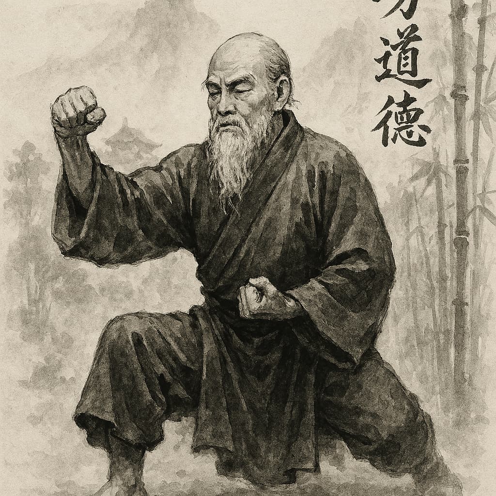 Feng Dao De, maître du style Bak Fu Pai
